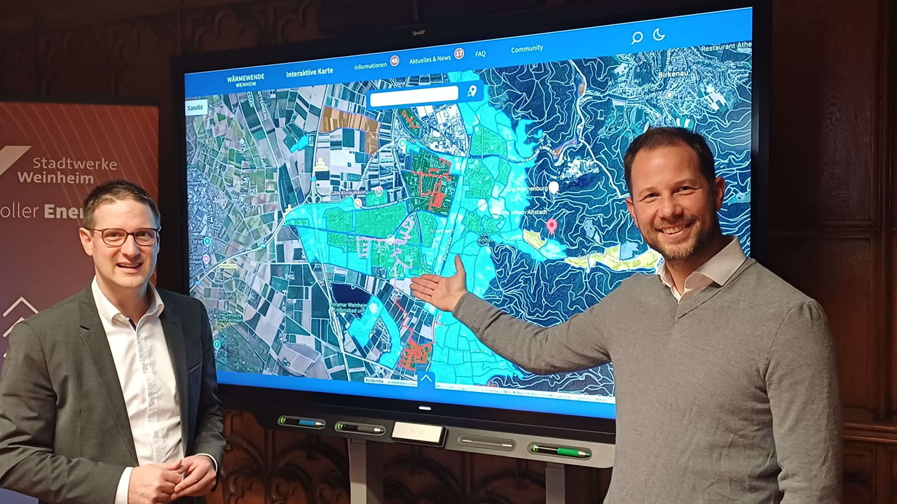 Stadt Weinheim und Stadtwerke kündigen Ausbau der Fernwärme in der Weststadt an